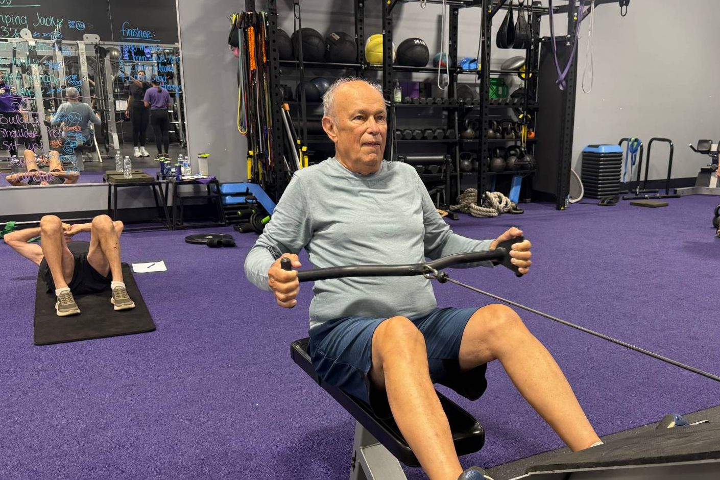 Members training together at Ageless Fitness