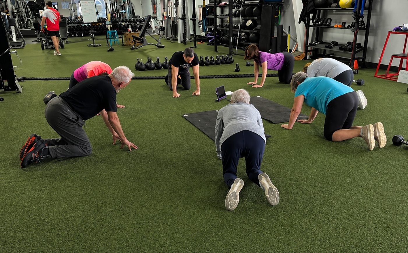 Small-group training at Ageless Fitness